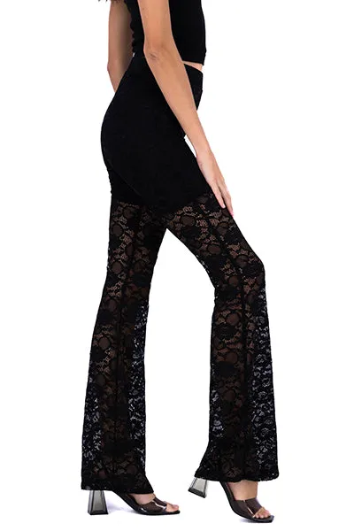 Pantalón flared encaje sold by Shasa product image thumbnail 3