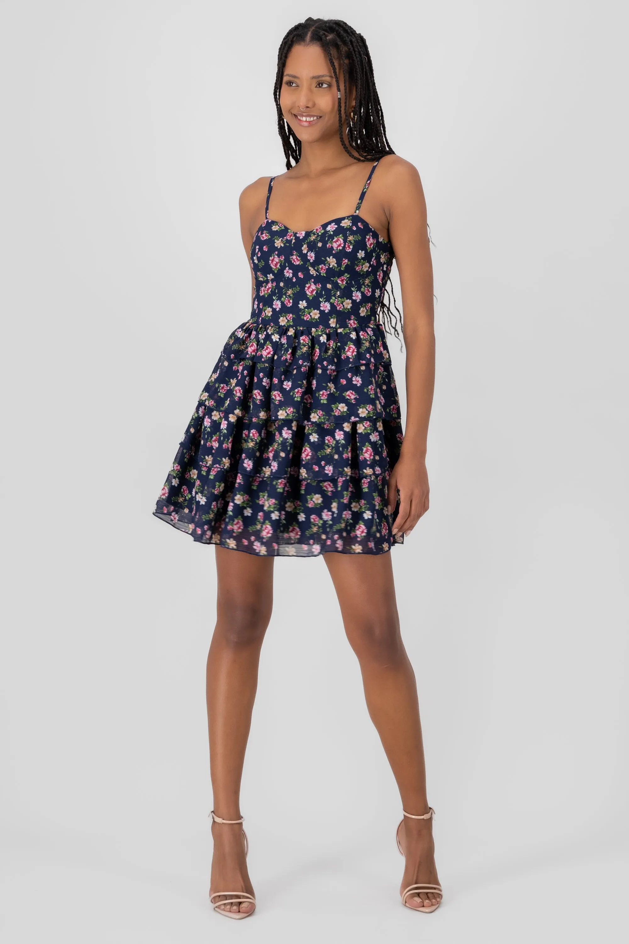 Vestido mini tirantes detalle copas sold by Shasa