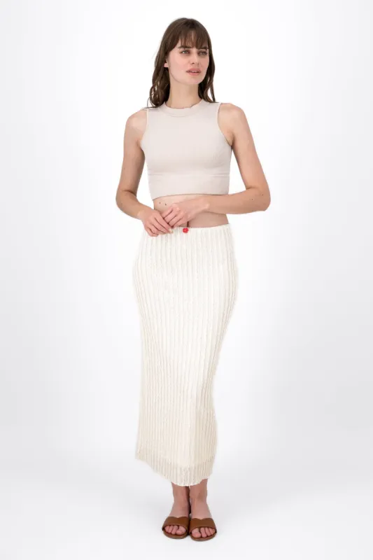 Falda Midi Textura sold by Shasa