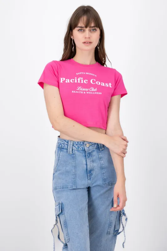 Crop Pacific Manga Corta sold by Shasa