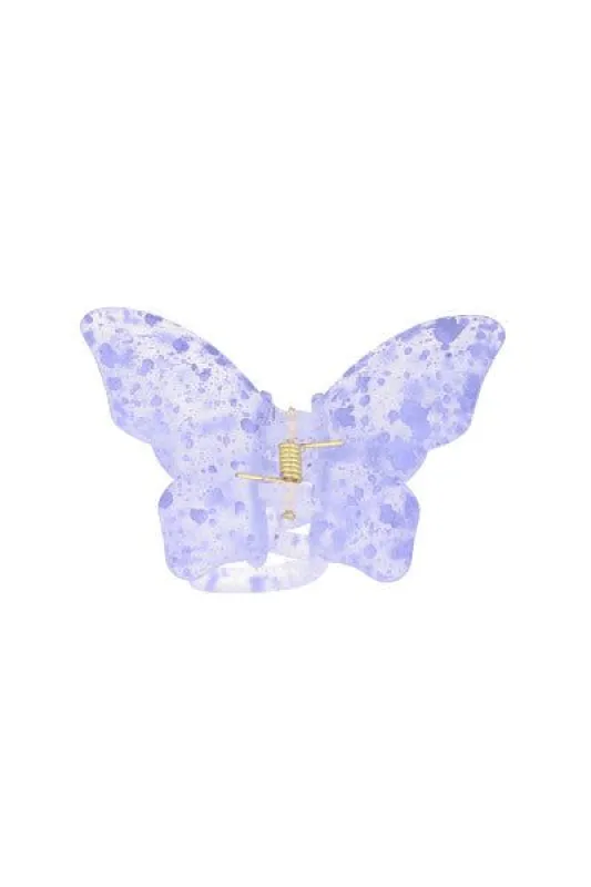 Pinza mariposa transparente pintura sold by Shasa