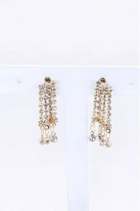 Aretes Brillos Cascada sold by Shasa