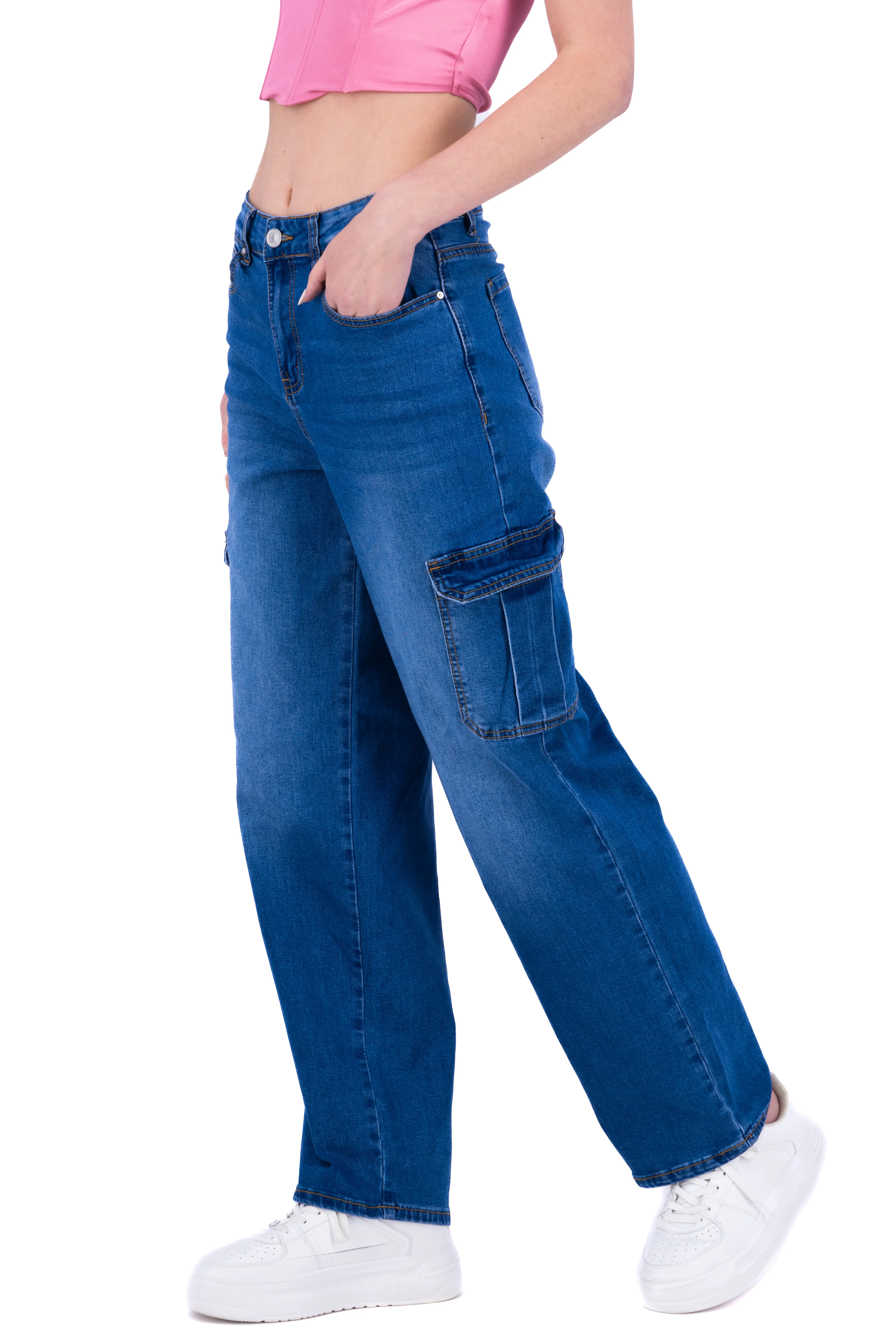 Jeans cargo wide leg sold by Shasa product image thumbnail 3