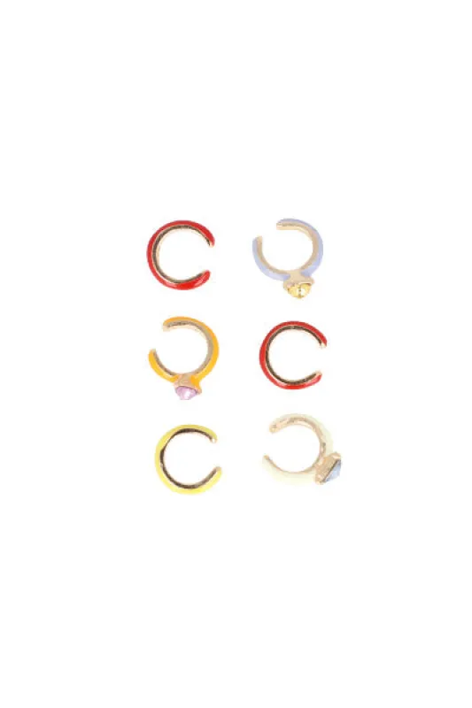 Set Earcuffs Colores Cristal sold by Shasa