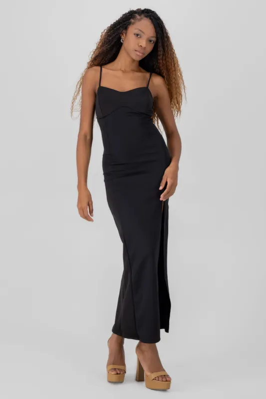 Vestido maxi liso sold by Shasa