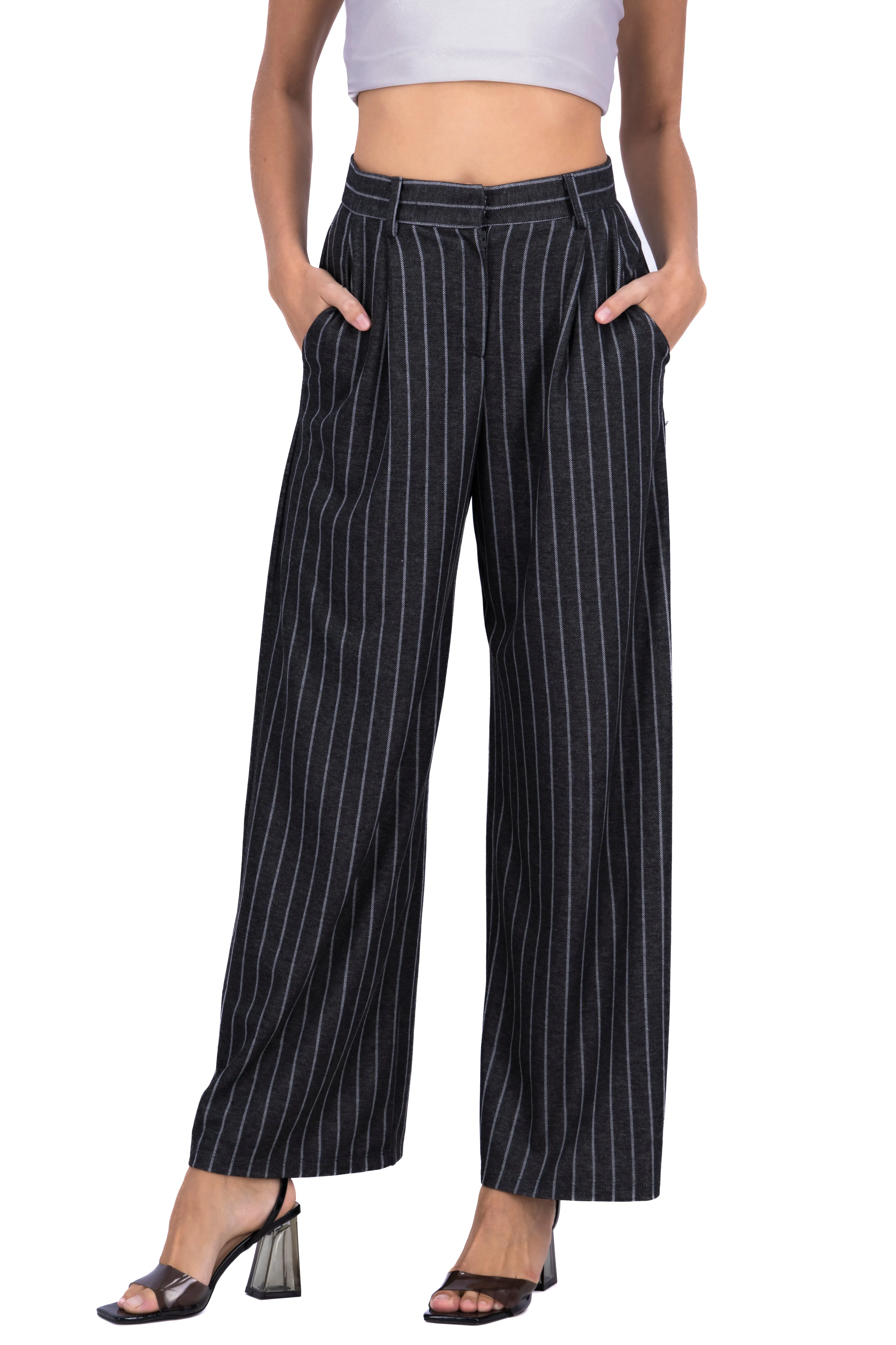 Pantalón wide leg cintura alta sold by Shasa product image thumbnail 2