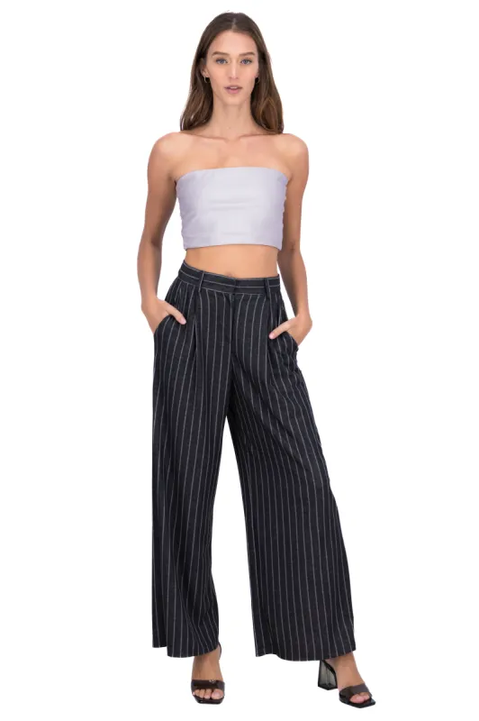 Pantalón wide leg cintura alta sold by Shasa