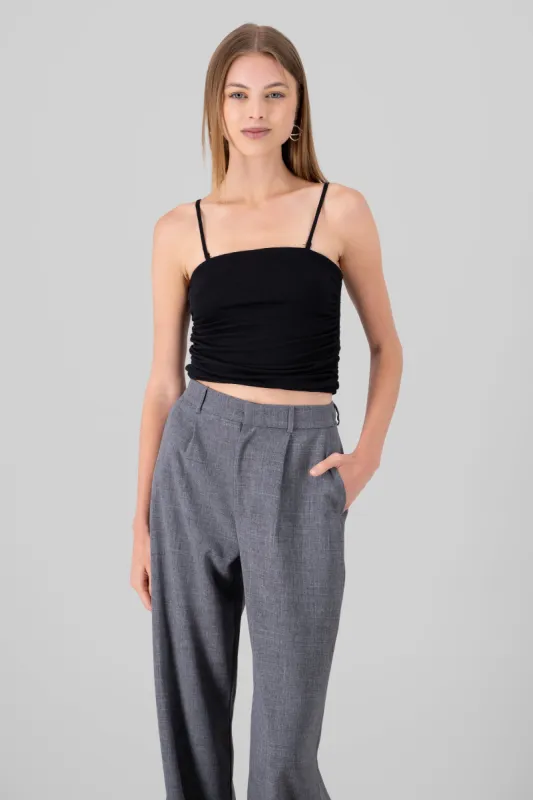Top de rib con frunces liso sold by Shasa