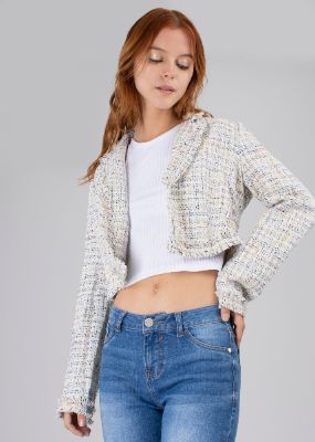 Saco corto tweed sold by Shasa