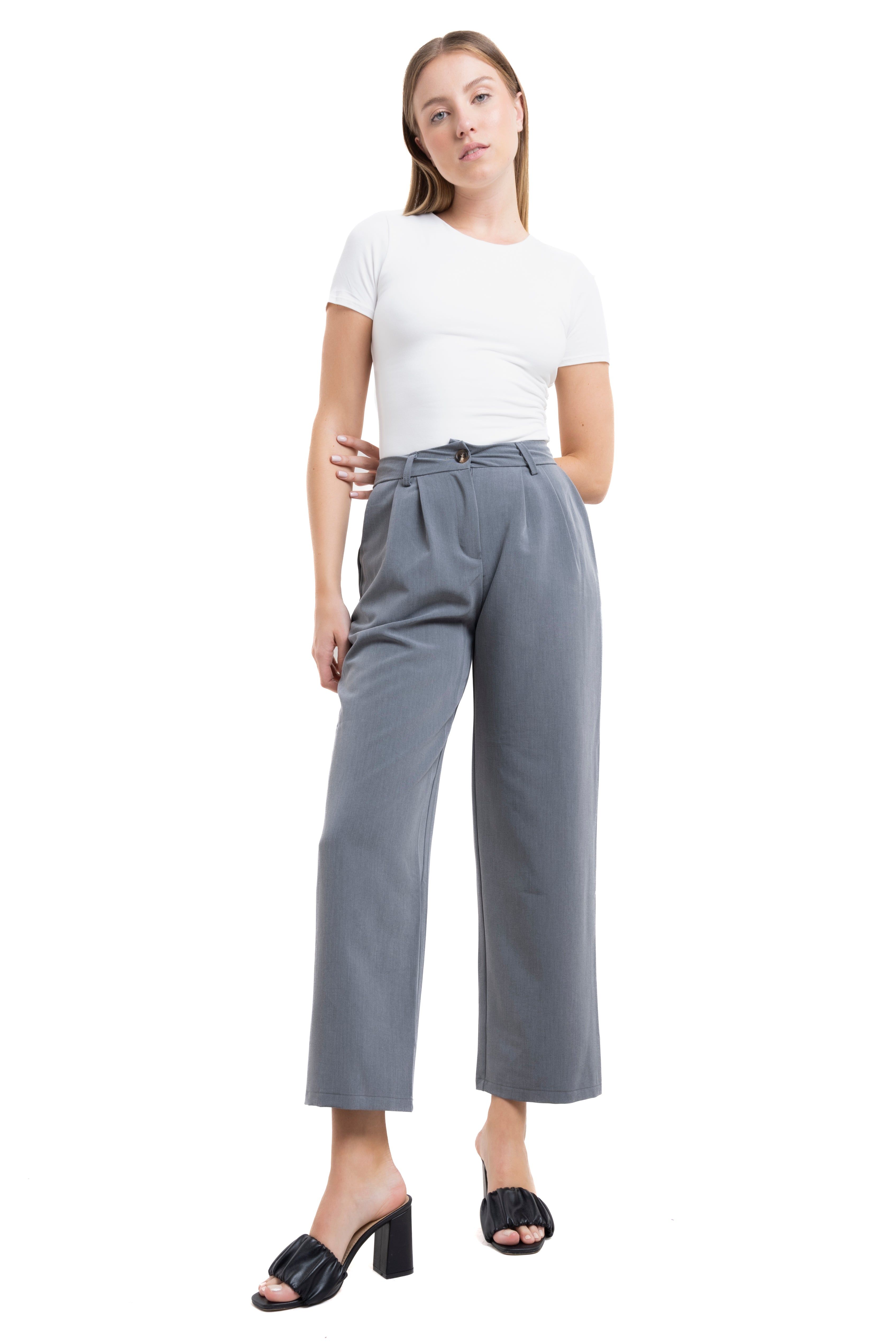 Pantalón recto liso pinzas sold by Shasa product image thumbnail 2