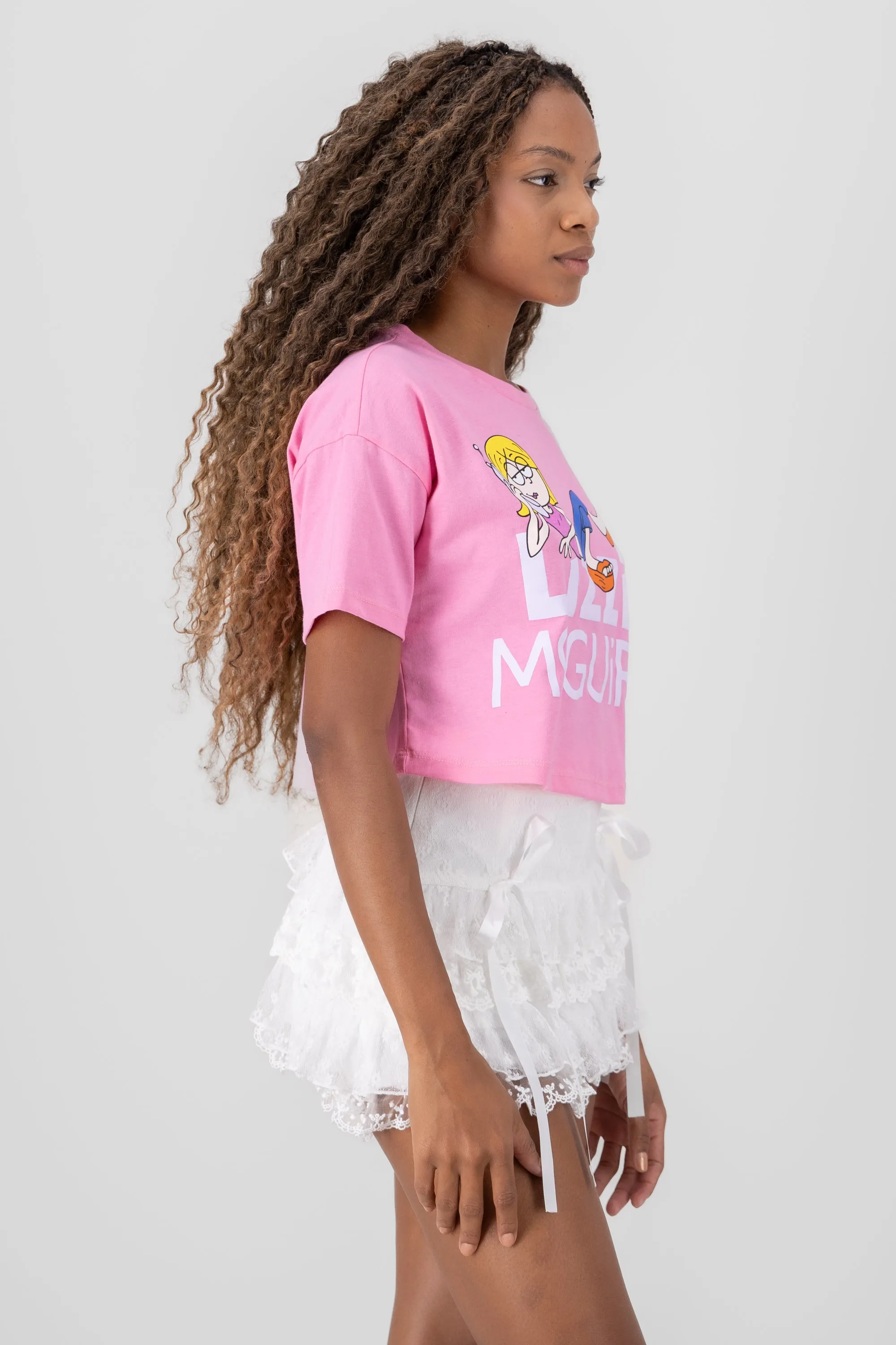 crop lizzie mcguire manga corta sold by Shasa product image thumbnail 3