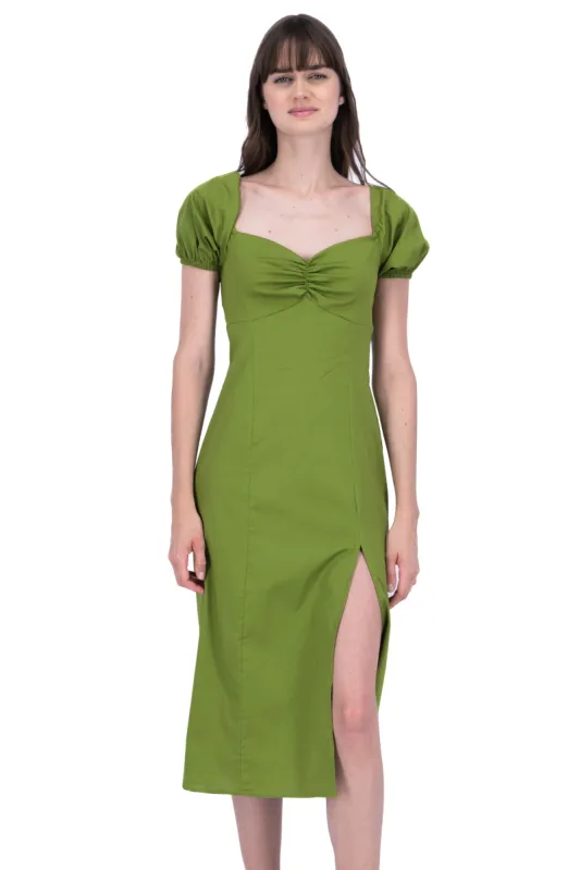 Vestido Midi Fruncido sold by Shasa