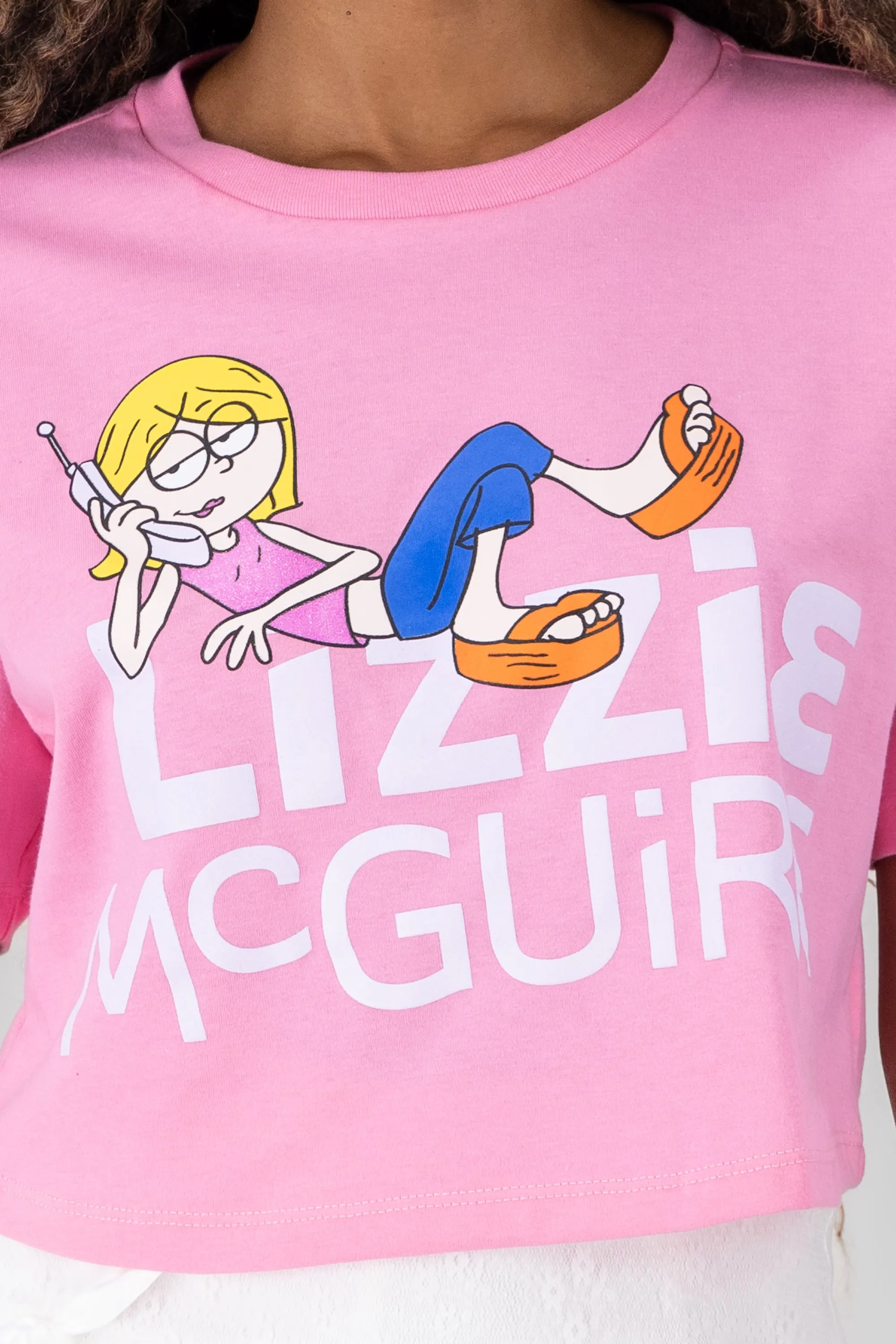 crop lizzie mcguire manga corta sold by Shasa product image thumbnail 5