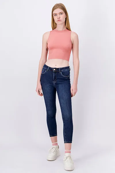 Jeans Skinny Ligeramente Deslavados sold by Shasa