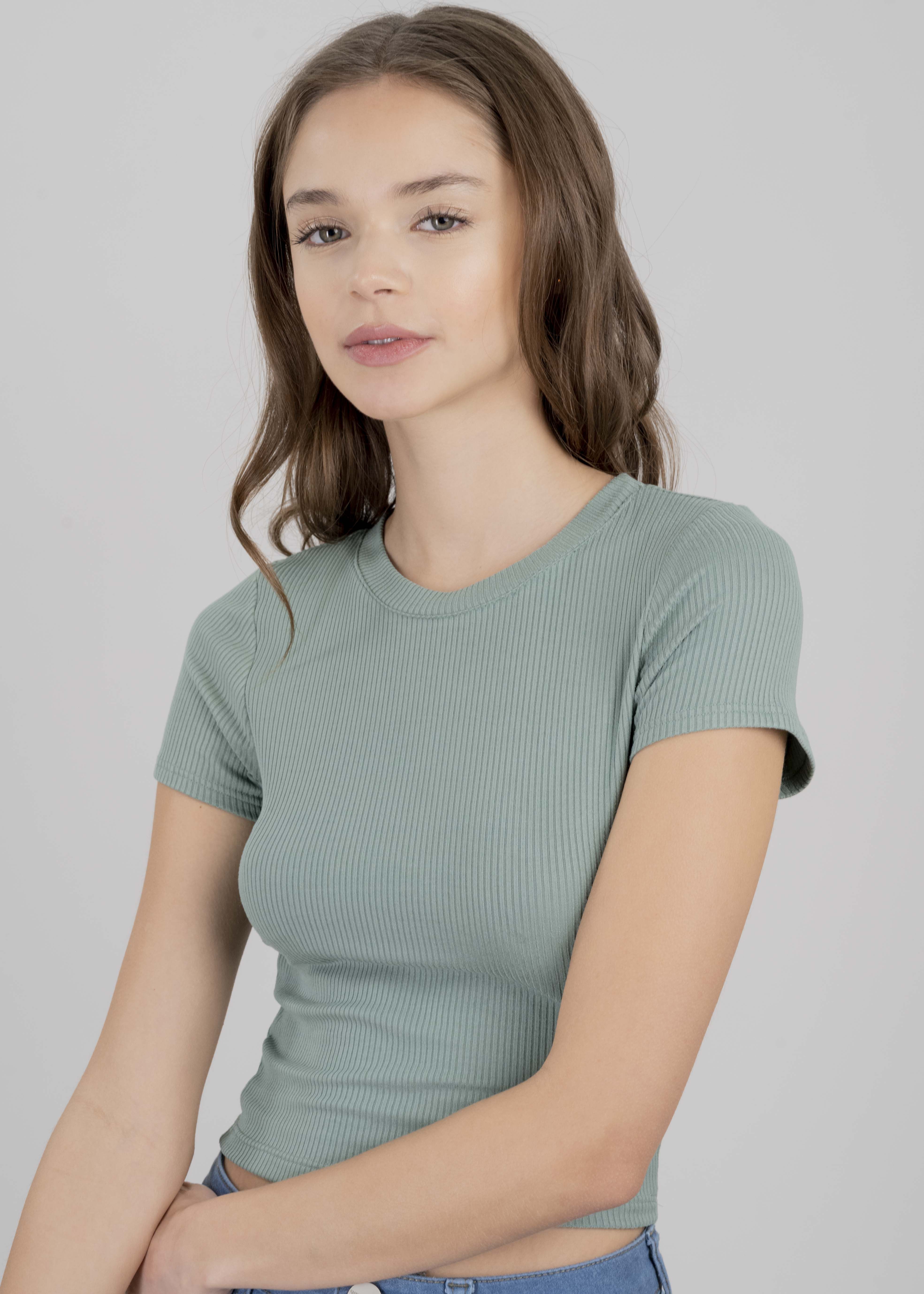 Top manga corta acanalado sold by Shasa