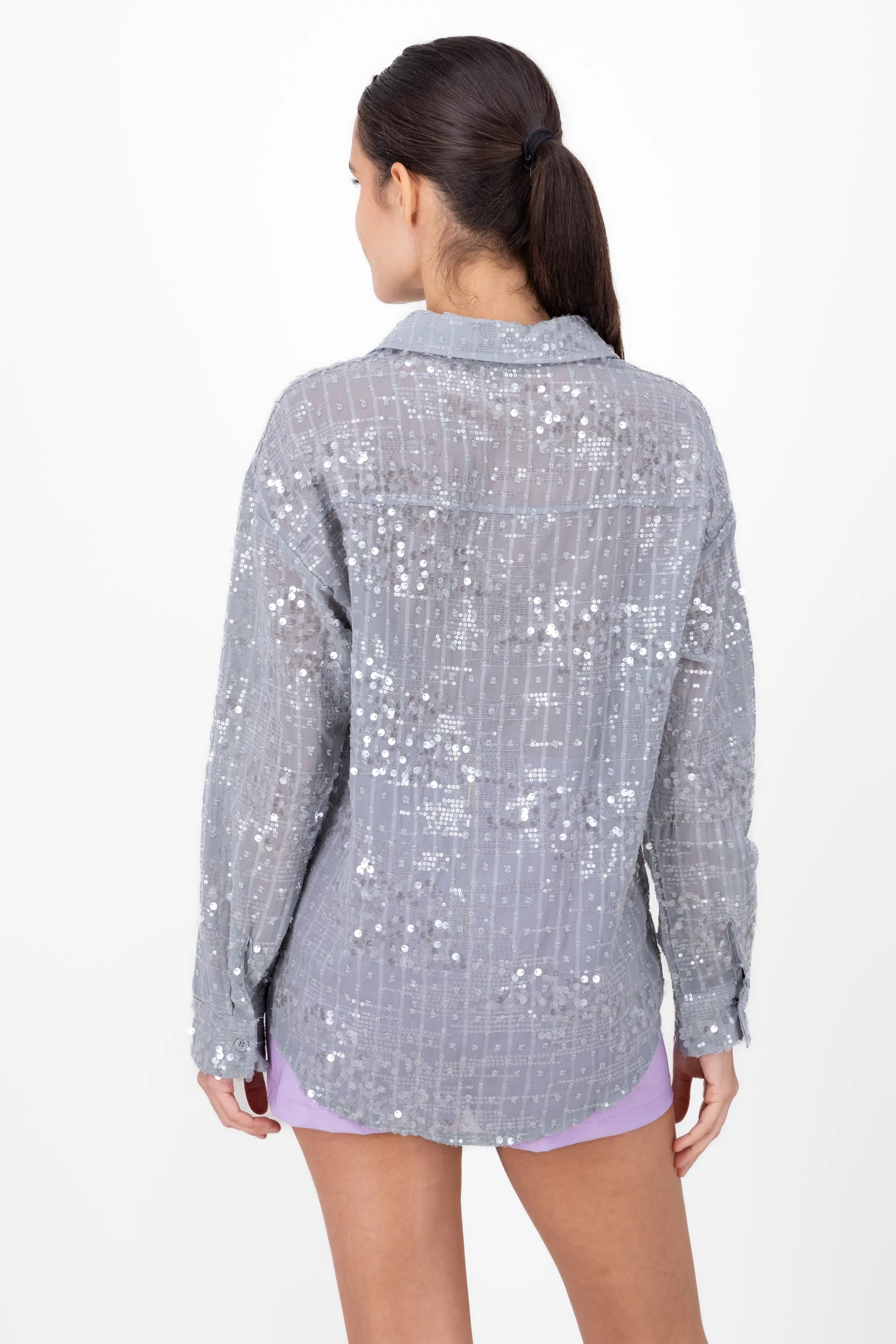 Camisa larga lentejuelas sold by Shasa product image thumbnail 4