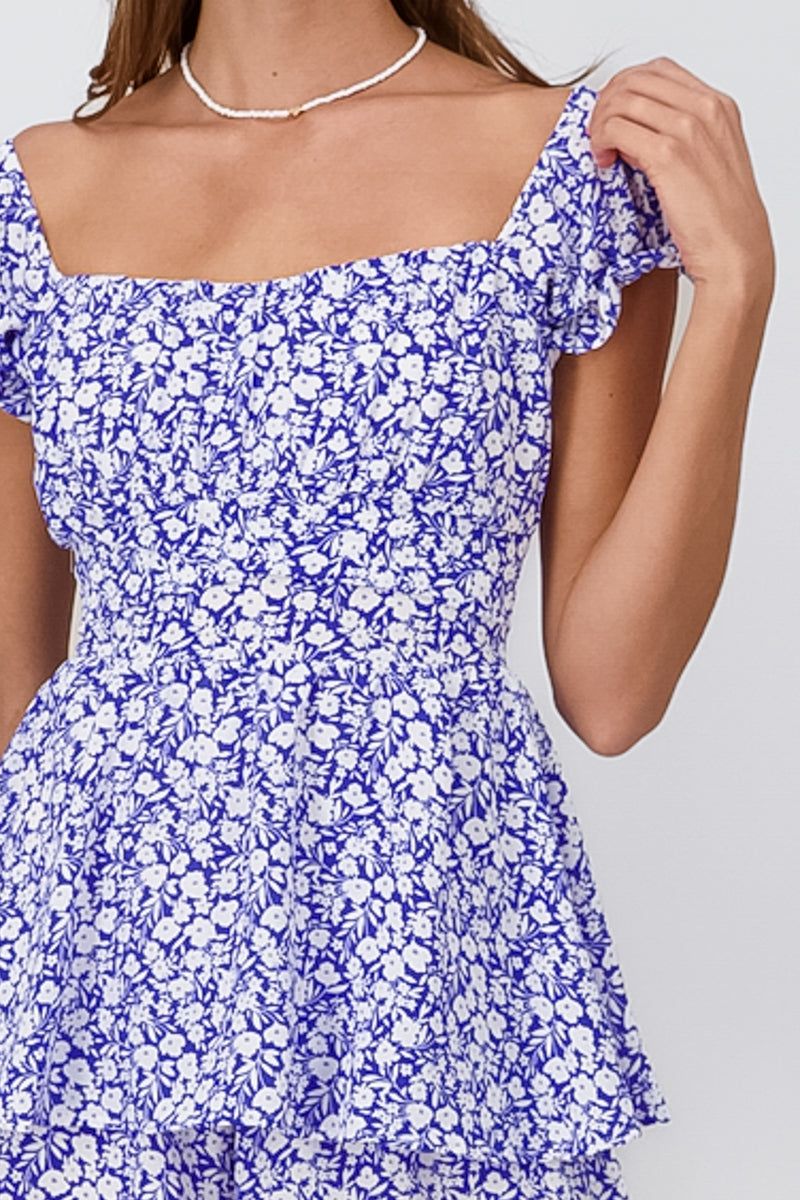 Romper con estampado de flores y olan sold by Shasa product image thumbnail 5