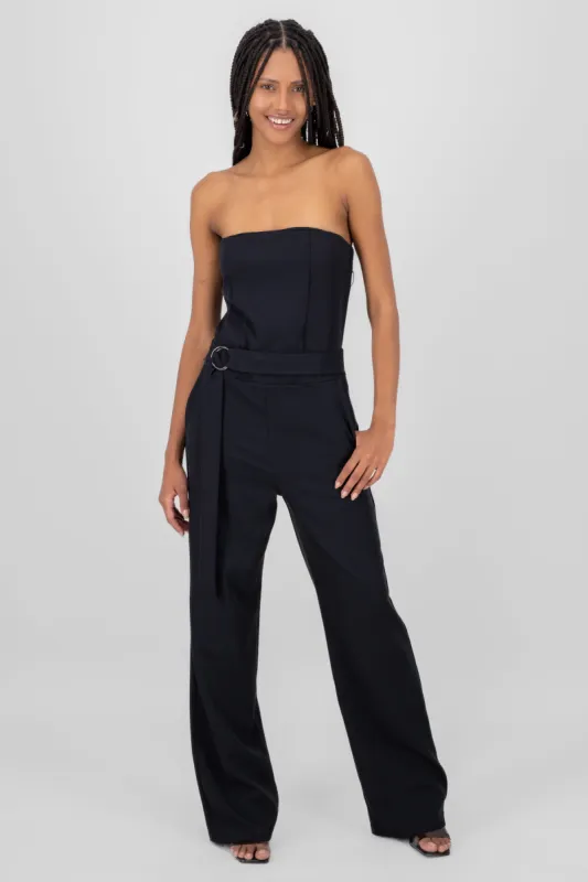 Jumpsuit strapples detalle cinturon sold by Shasa