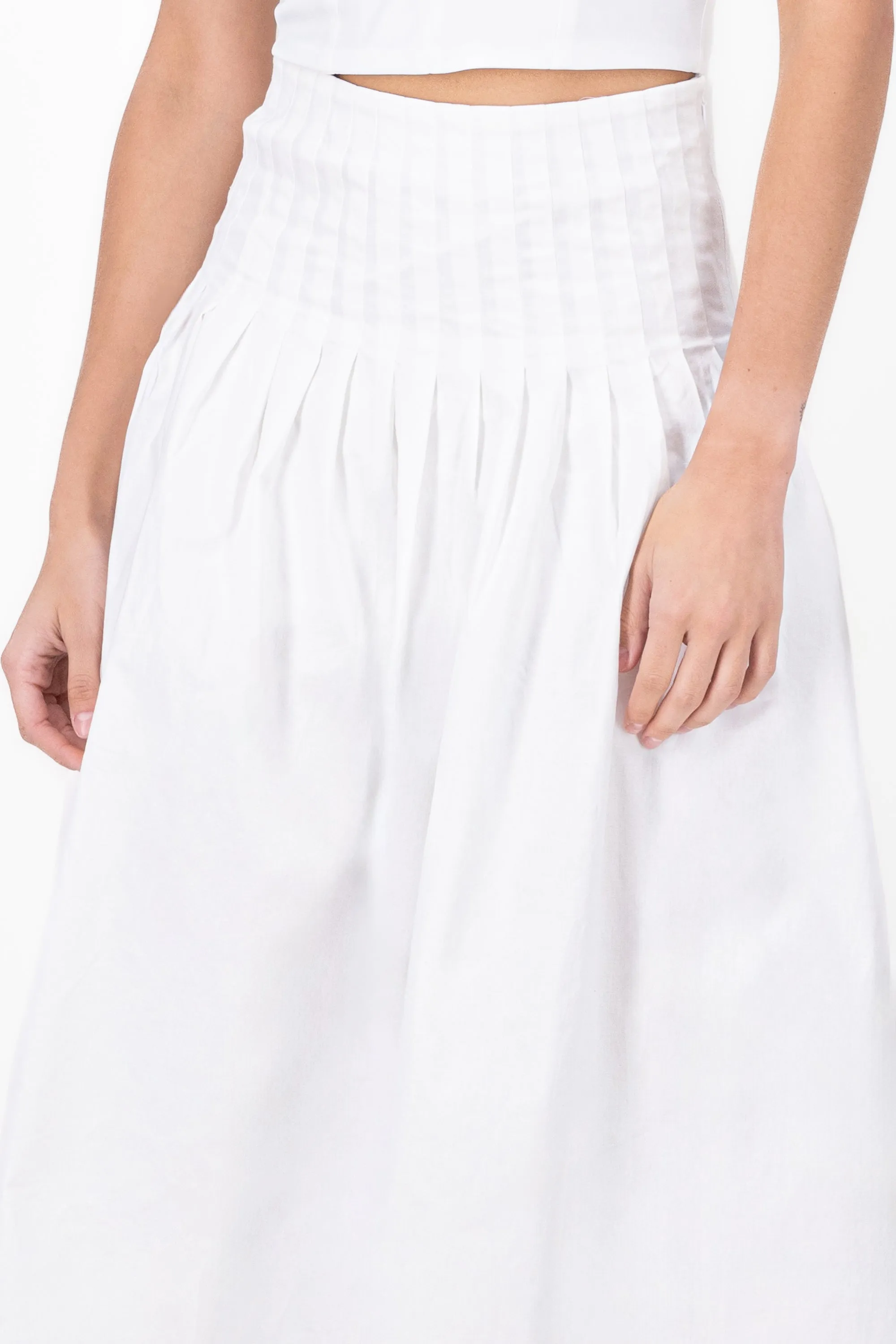 Falda Midi Plisado Tablas Cintura Hypsters sold by Shasa product image thumbnail 5