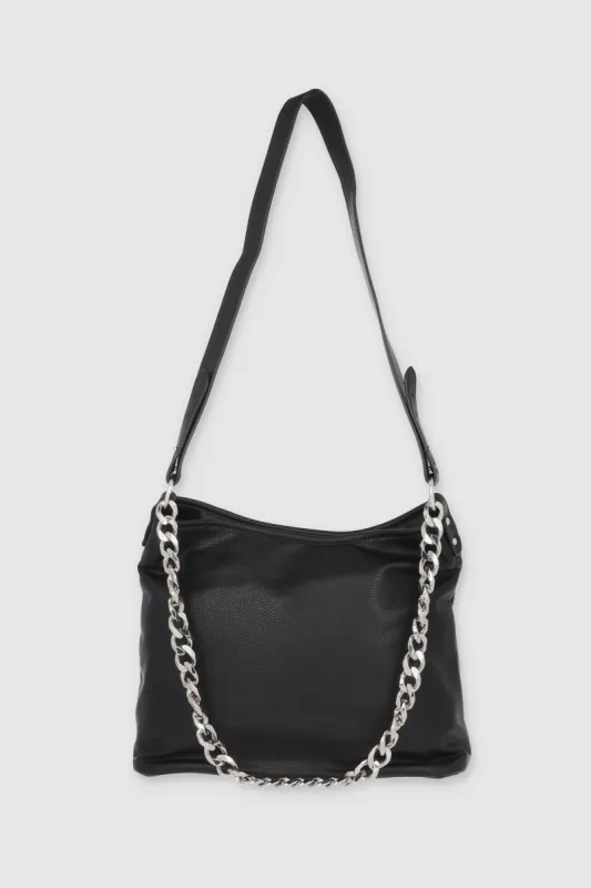 Bolsa de hombro slouchy cadena sold by Shasa
