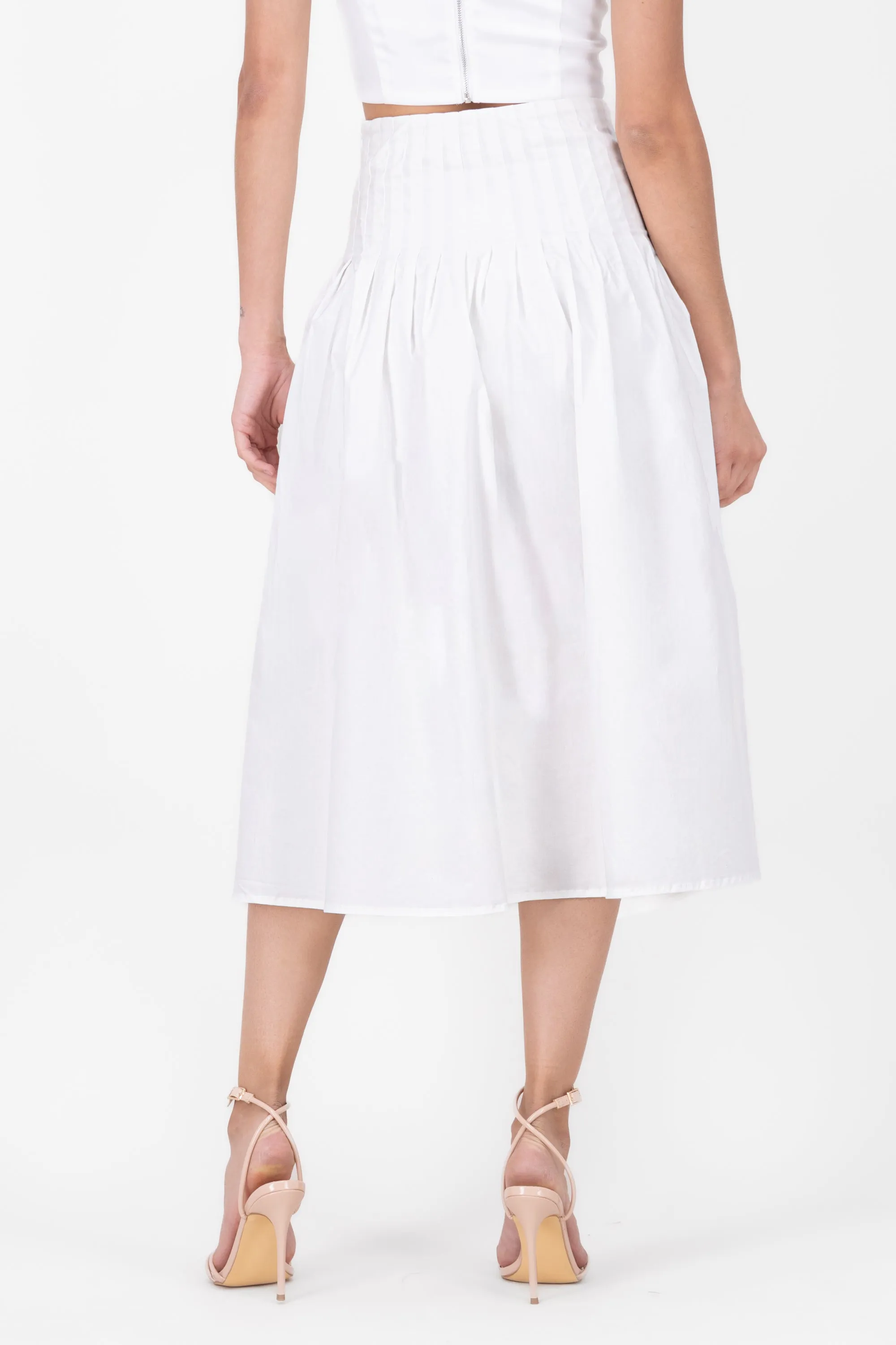 Falda Midi Plisado Tablas Cintura Hypsters sold by Shasa product image thumbnail 4