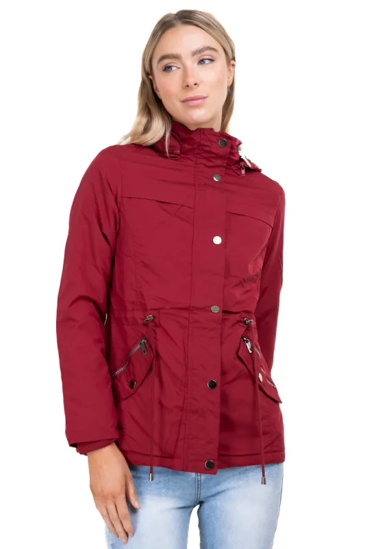 Gabardina bolsillos capucha sherpa sold by Shasa