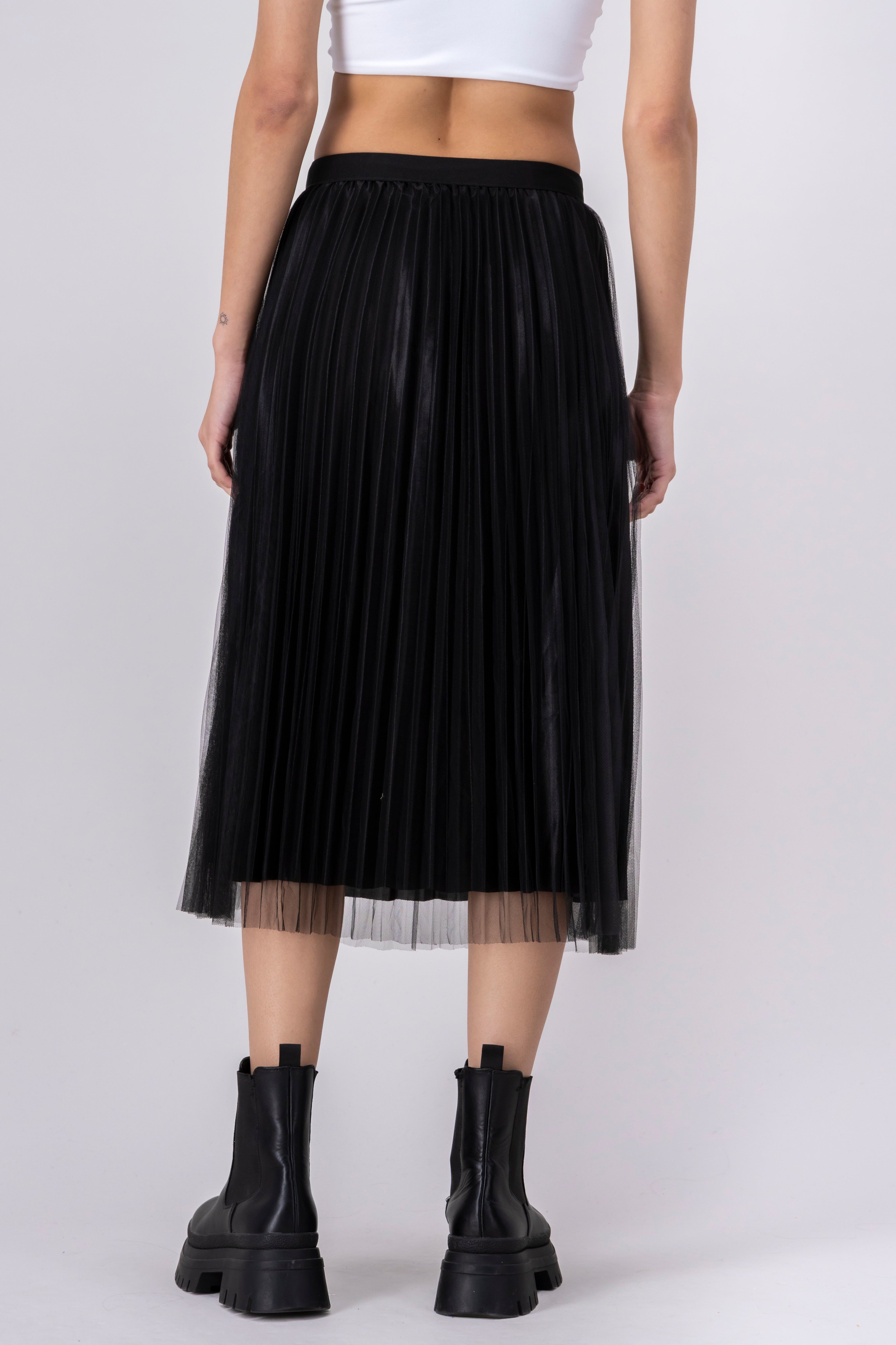 Falda midi plisada mesh sold by Shasa product image thumbnail 4