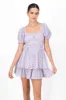 Vestido olanes flores textura sold by Shasa