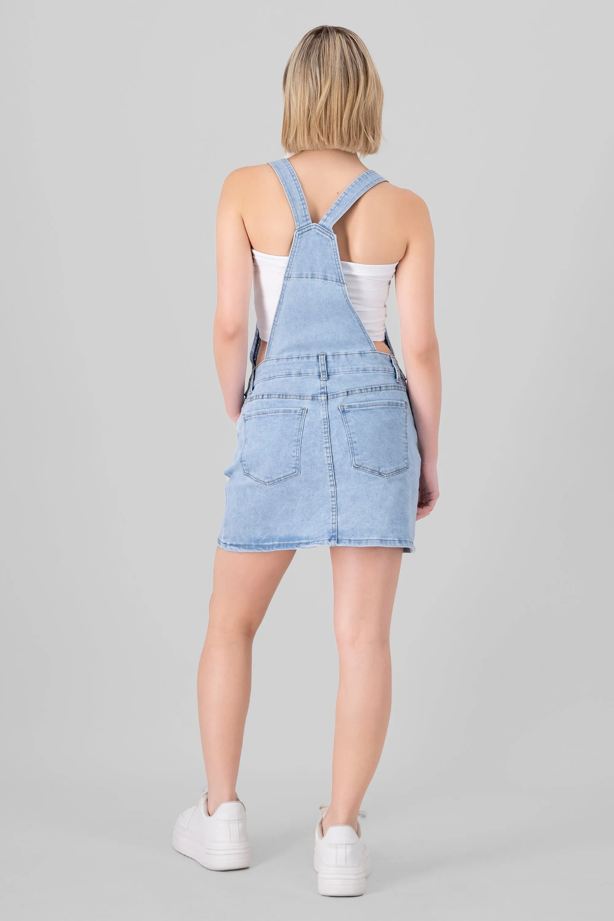 Overol falda denim sold by Shasa product image thumbnail 4