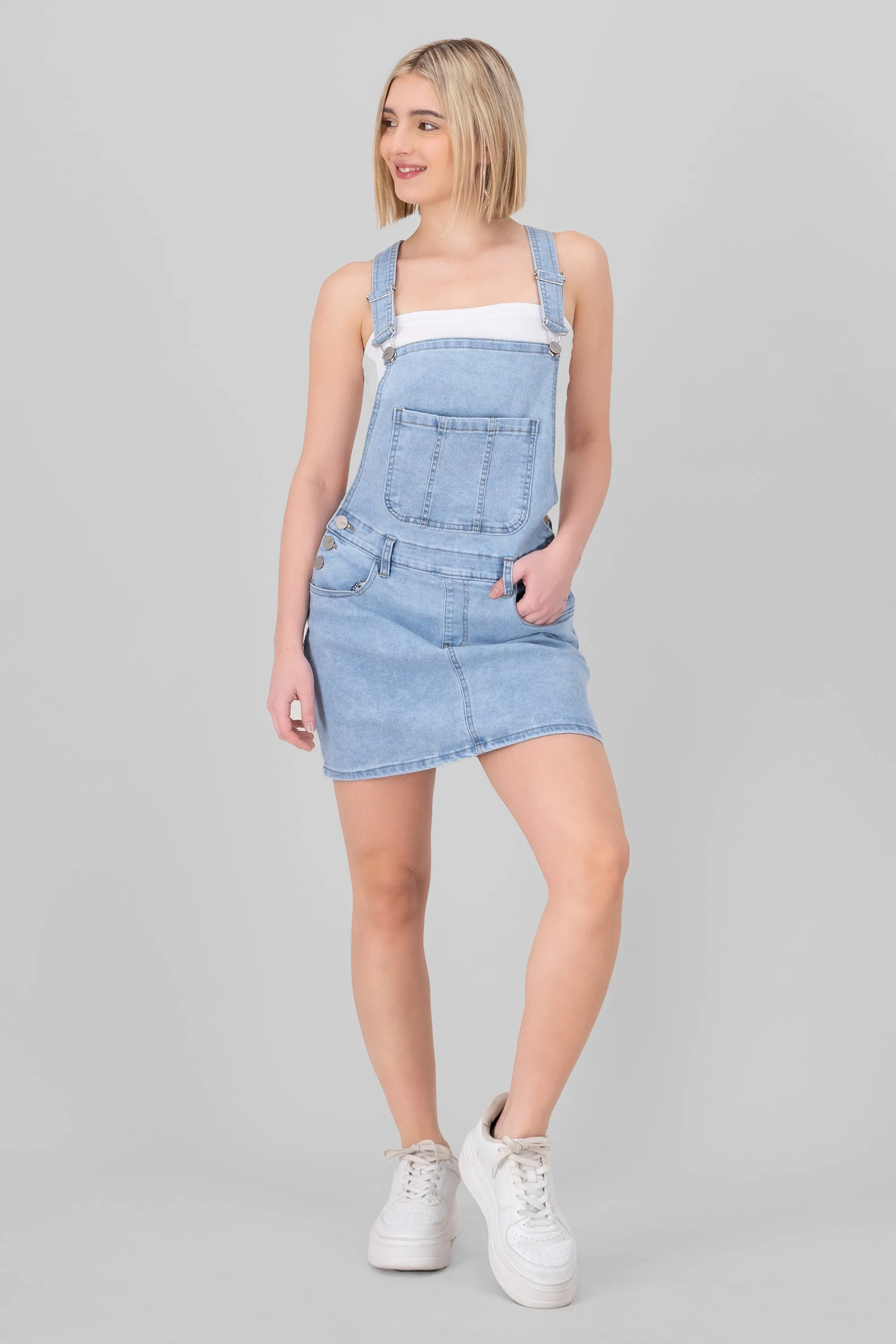 Overol falda denim sold by Shasa product image thumbnail 2