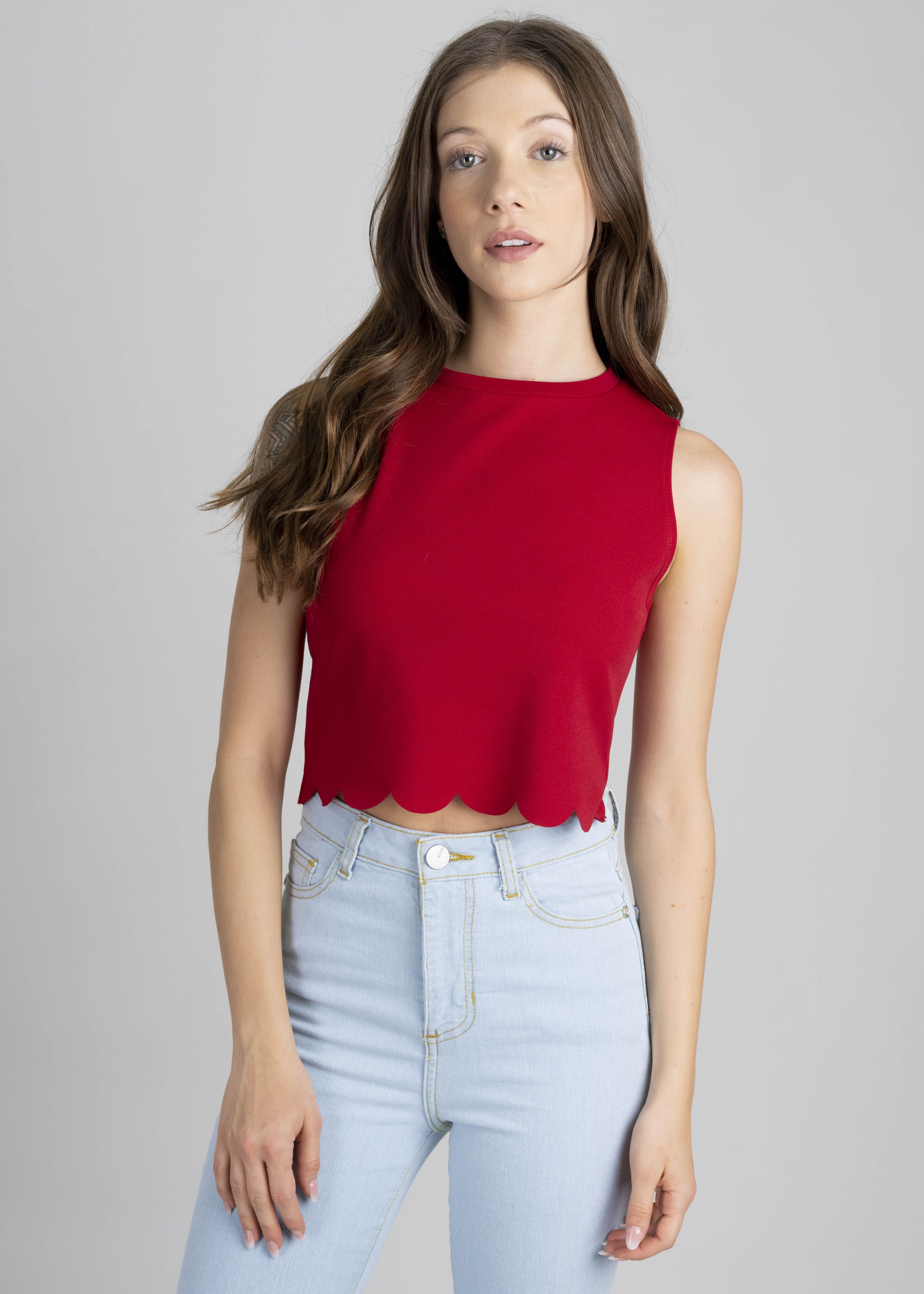 Top crop corte láser sold by Shasa