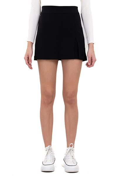 Falda short monocolor abertura sold by Shasa