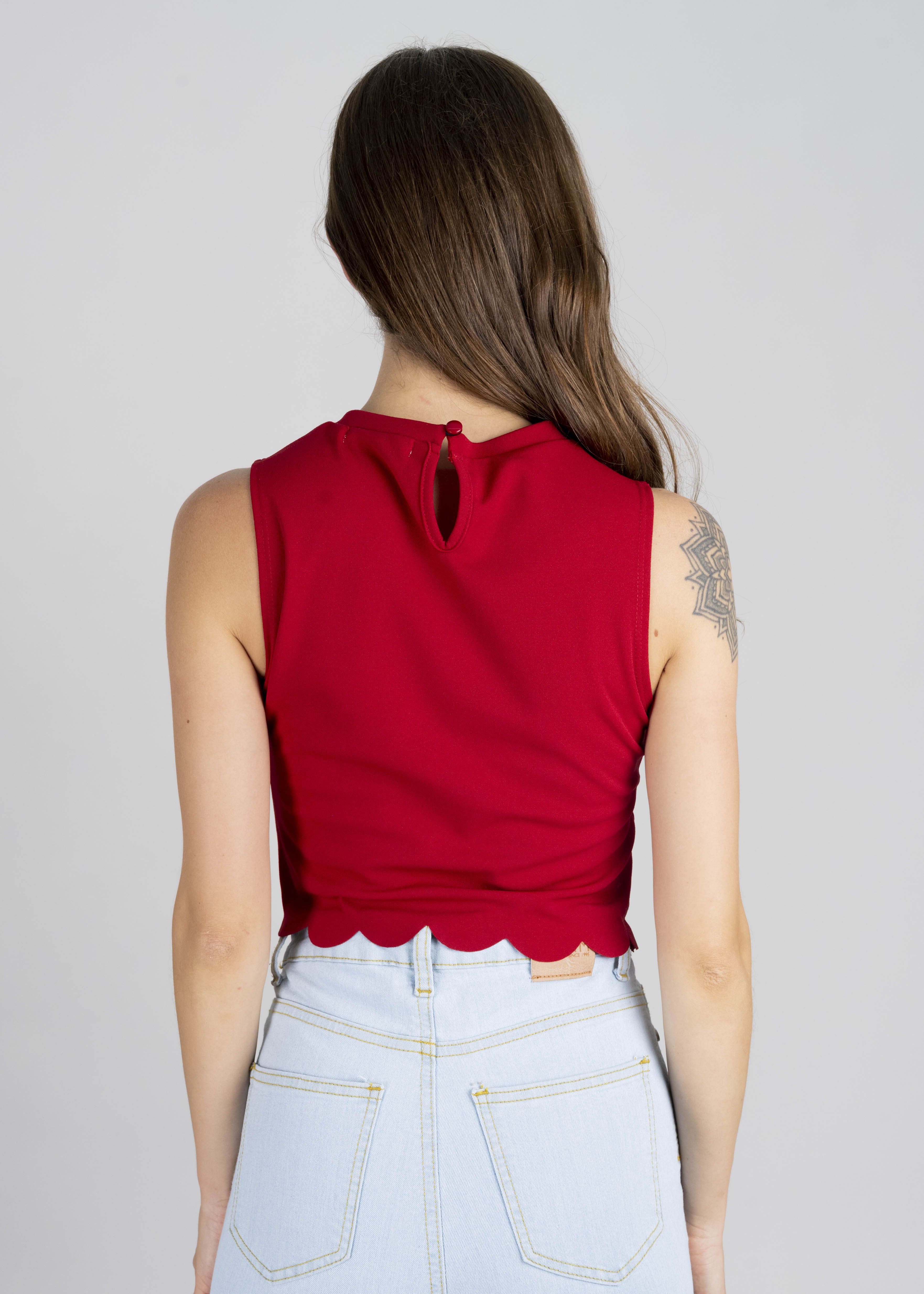 Top crop corte láser sold by Shasa product image thumbnail 3