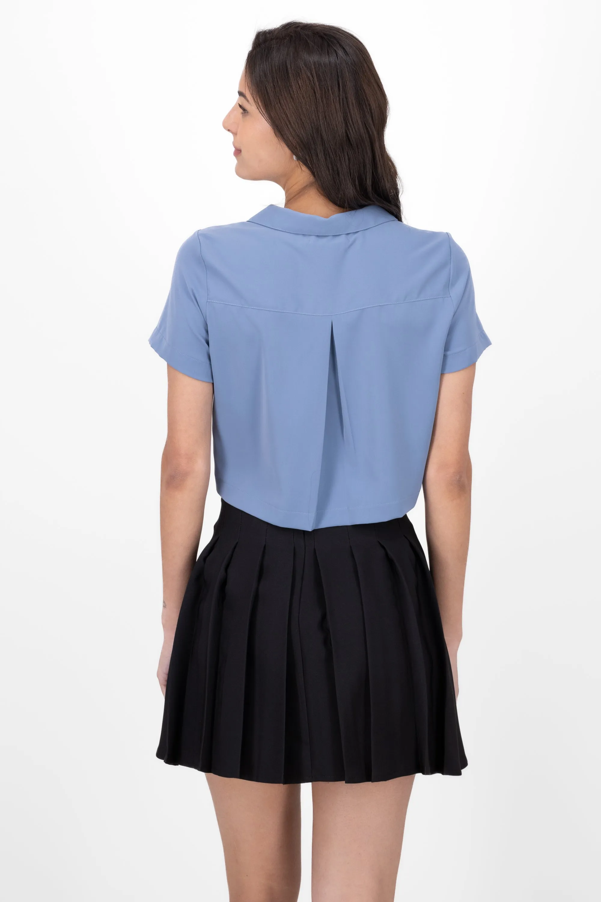 Camisa Crop Amplia Manga Corta sold by Shasa product image thumbnail 4