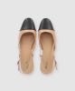 Flat slingback contraste en punta sold by Shasa