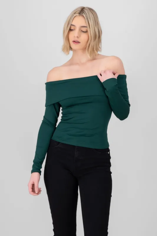 Top off shoulder liso sold by Shasa