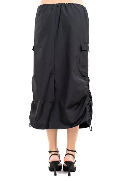 Falda midi cargo fruncido sold by Shasa product image thumbnail 4