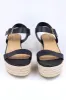 Sandalia plana plataforma yute sold by Shasa