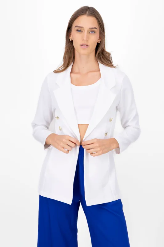 BLAZER LARGO DETALLE BOTONES sold by Shasa