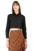 Camisa crop manga larga sold by Shasa