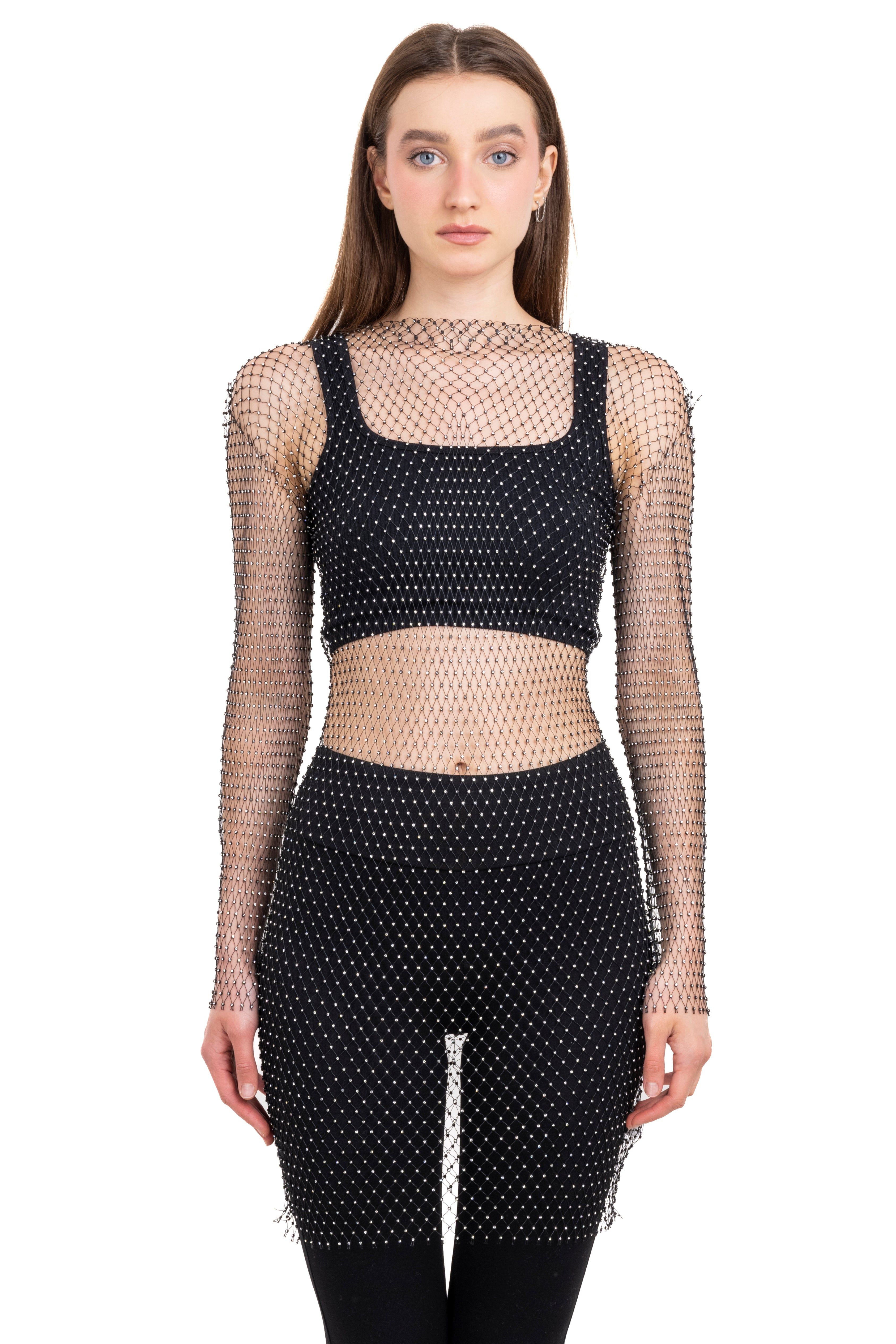 Vestido midi red brillos sold by Shasa product image thumbnail 2