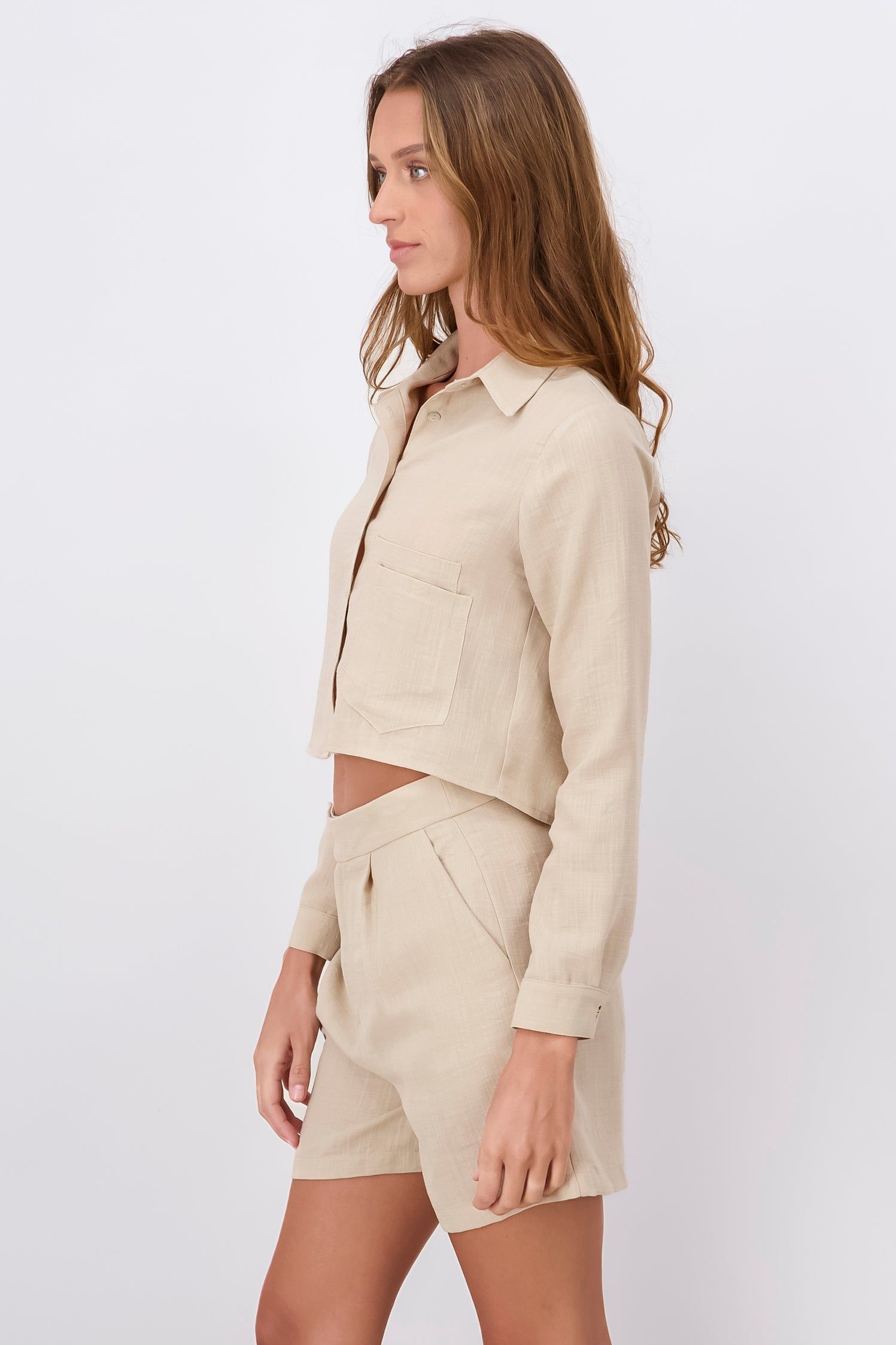 Camisa Crop Doble Bolsa sold by Shasa product image thumbnail 3