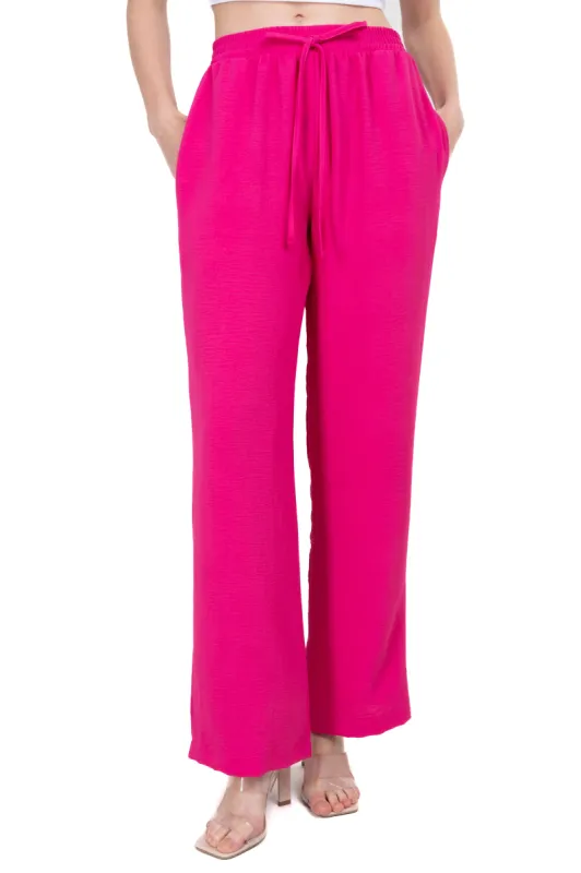 Pantalón wide leg cintura elástica sold by Shasa