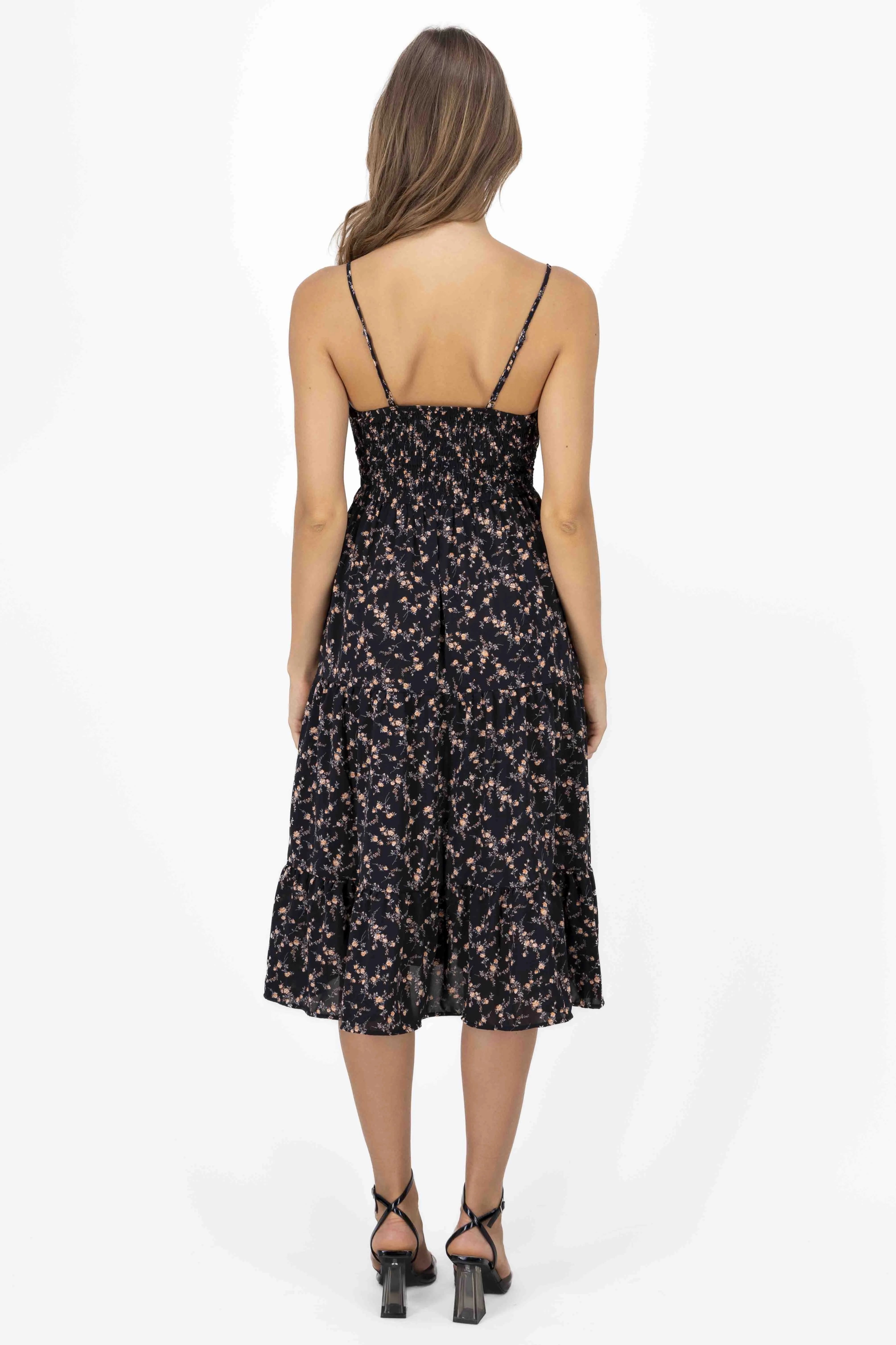 Vestido midi flores sold by Shasa product image thumbnail 4