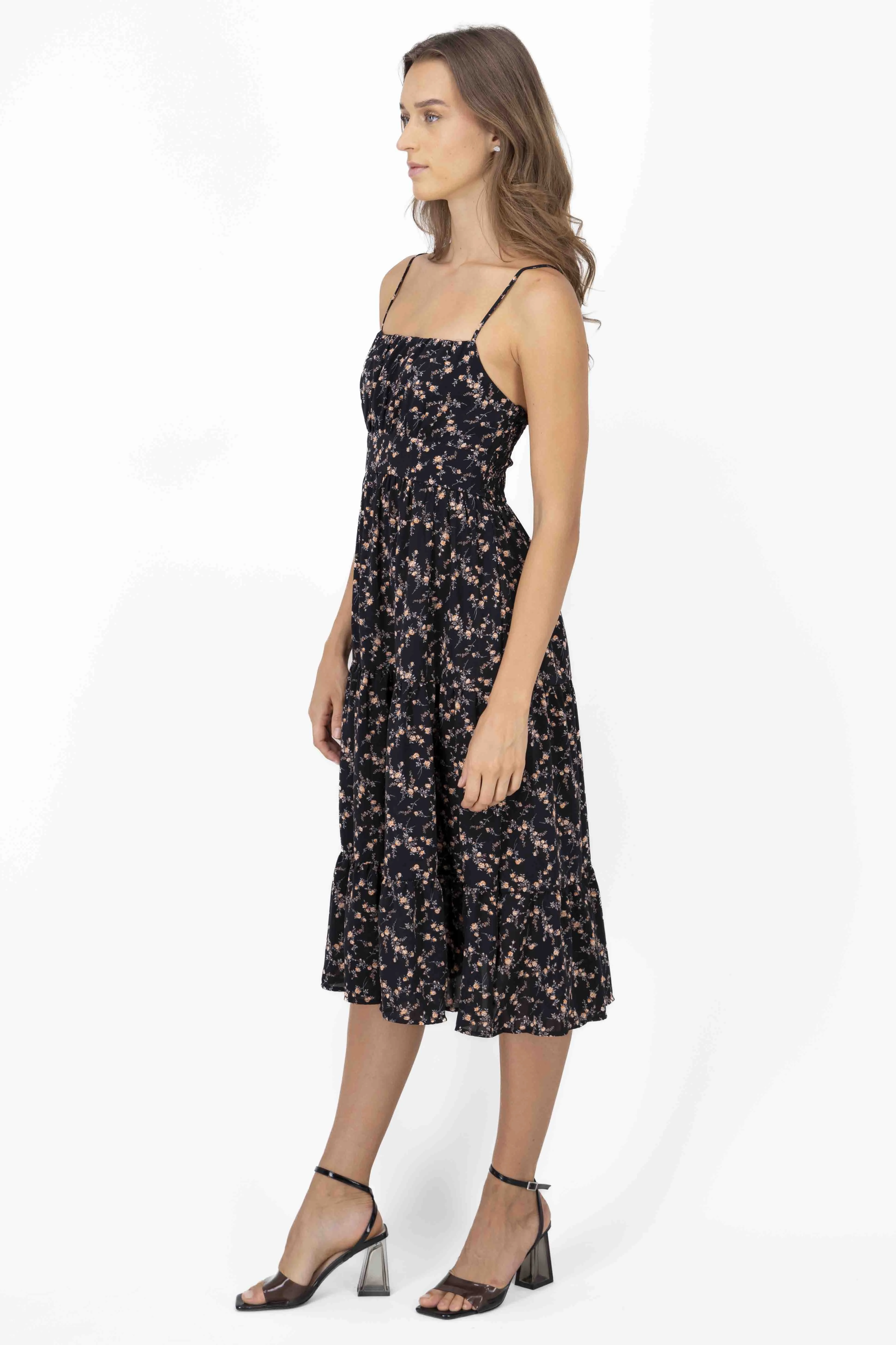 Vestido midi flores sold by Shasa product image thumbnail 3