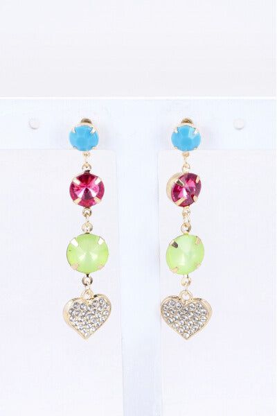 Aretes Cristales Corazon sold by Shasa product image thumbnail 3