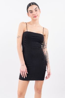 Vestido mini acanalado tirantes sold by Shasa