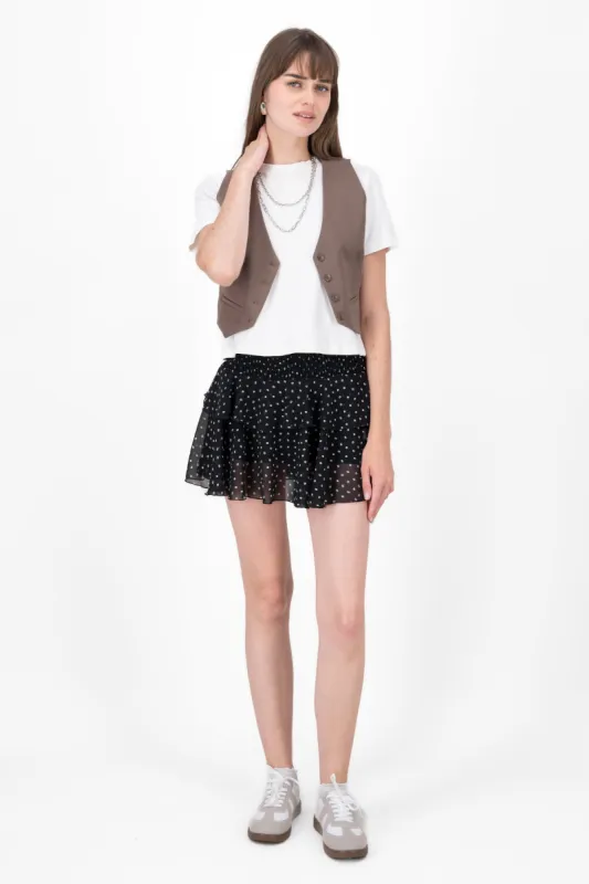 Falda doble olan detalle resorte sold by Shasa