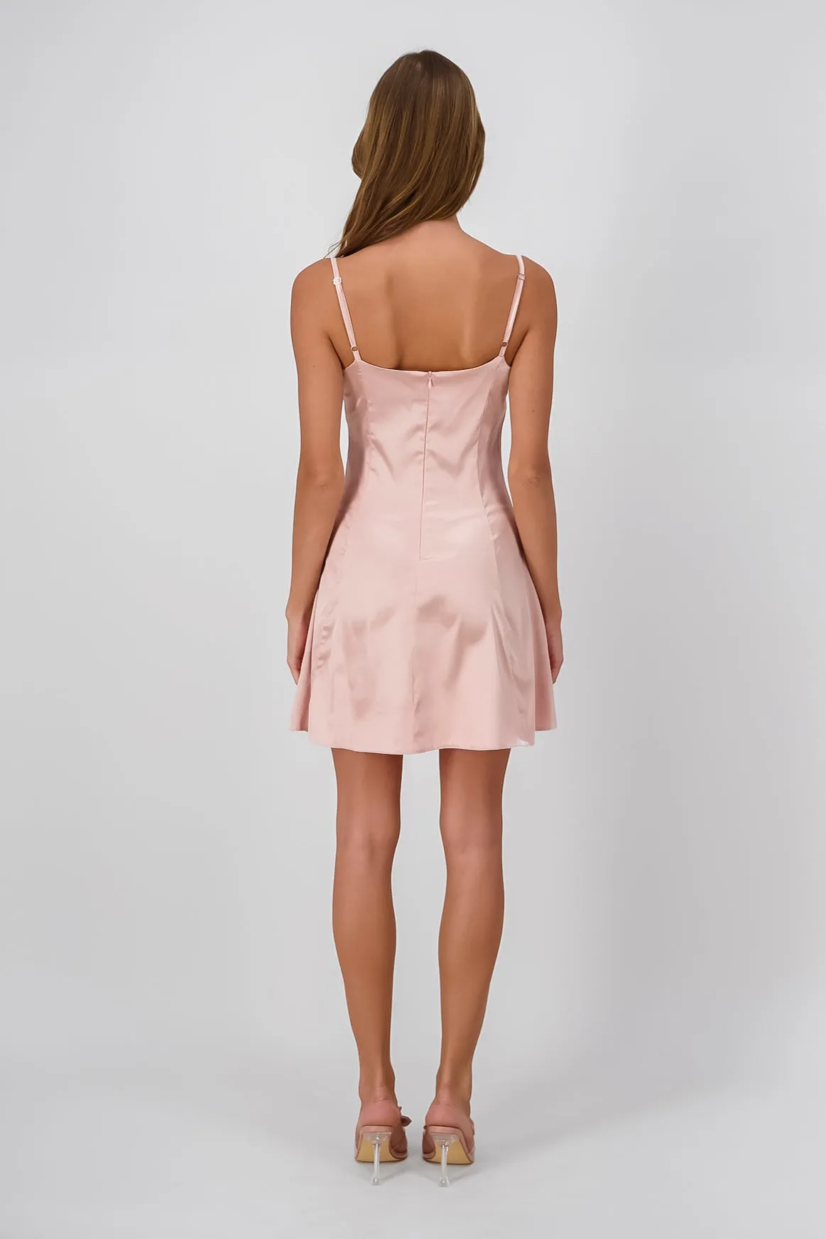 Vestido mini con copas satin Hypsters sold by Shasa product image thumbnail 4