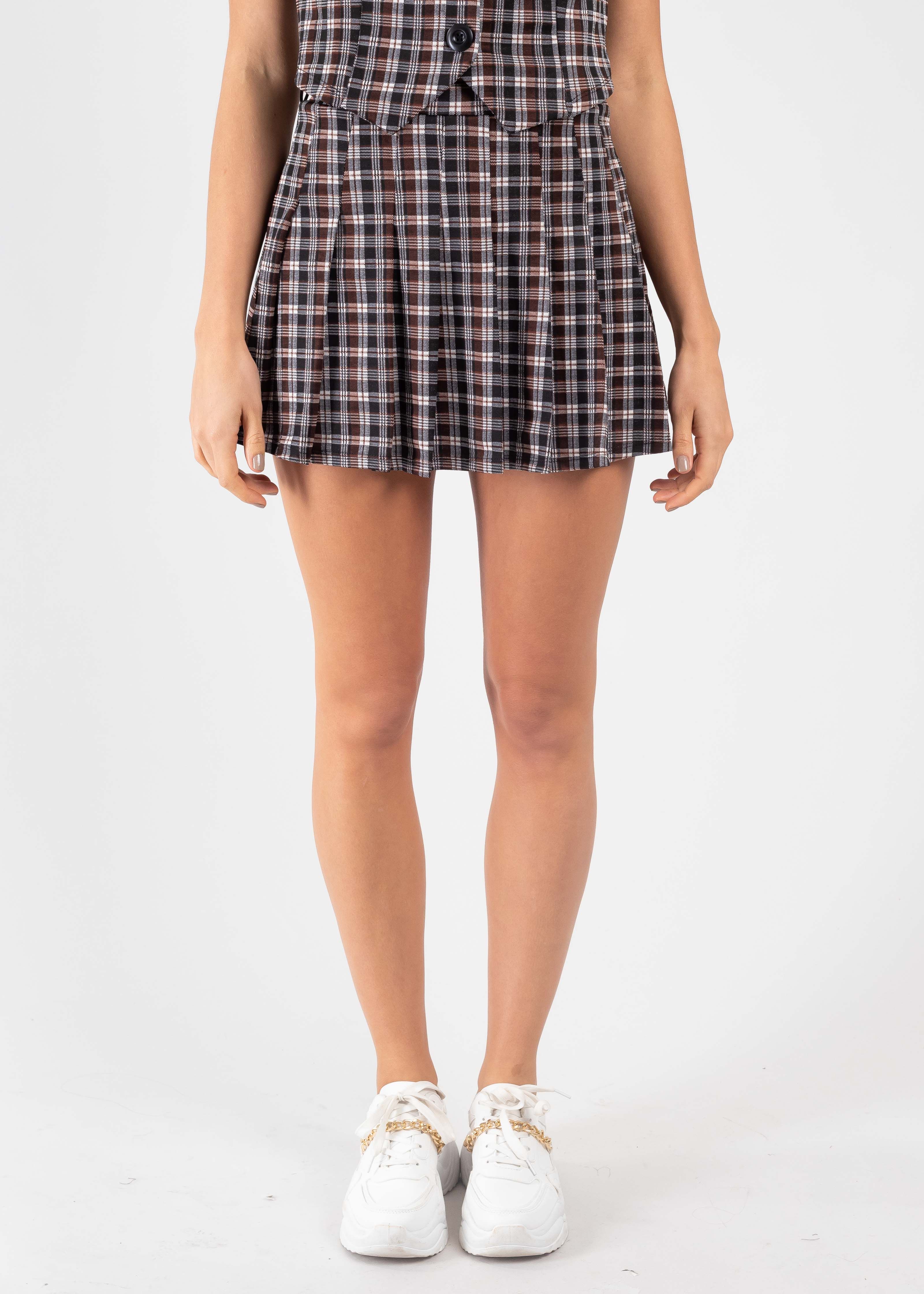 Falda Mini Tableada Cuadros sold by Shasa product image thumbnail 2